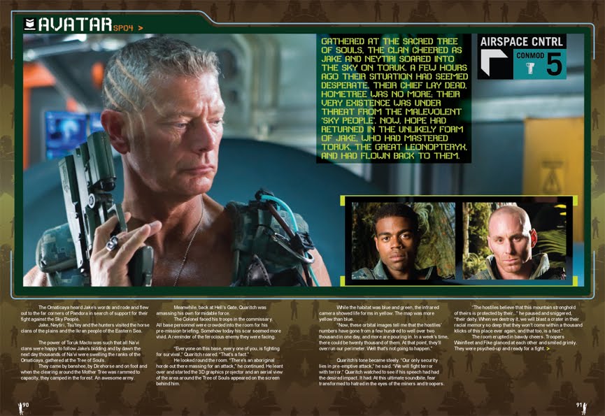 LK New media Design: 'Avatar 3D Annual' Front Cover & DPS examples ...