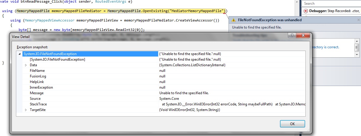 memory mapped file memory mapped file