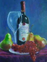 "A Spanish Wine with Fruit II", A Virgilla Art Original