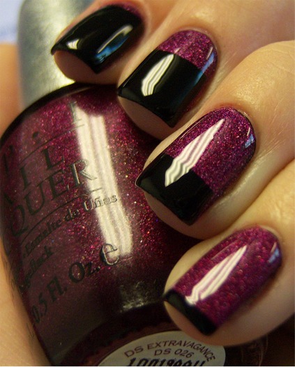 Chloe's Nails: OPI DS Extravagance Funky French & a Gradual Mani