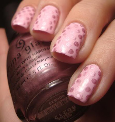 Chloe's Nails: Pink polka dots & the polish that started it all.......