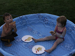 Supper in the pool anyone? Good thing the water was gone!