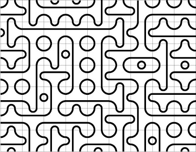 Madrid tile random pattern 1