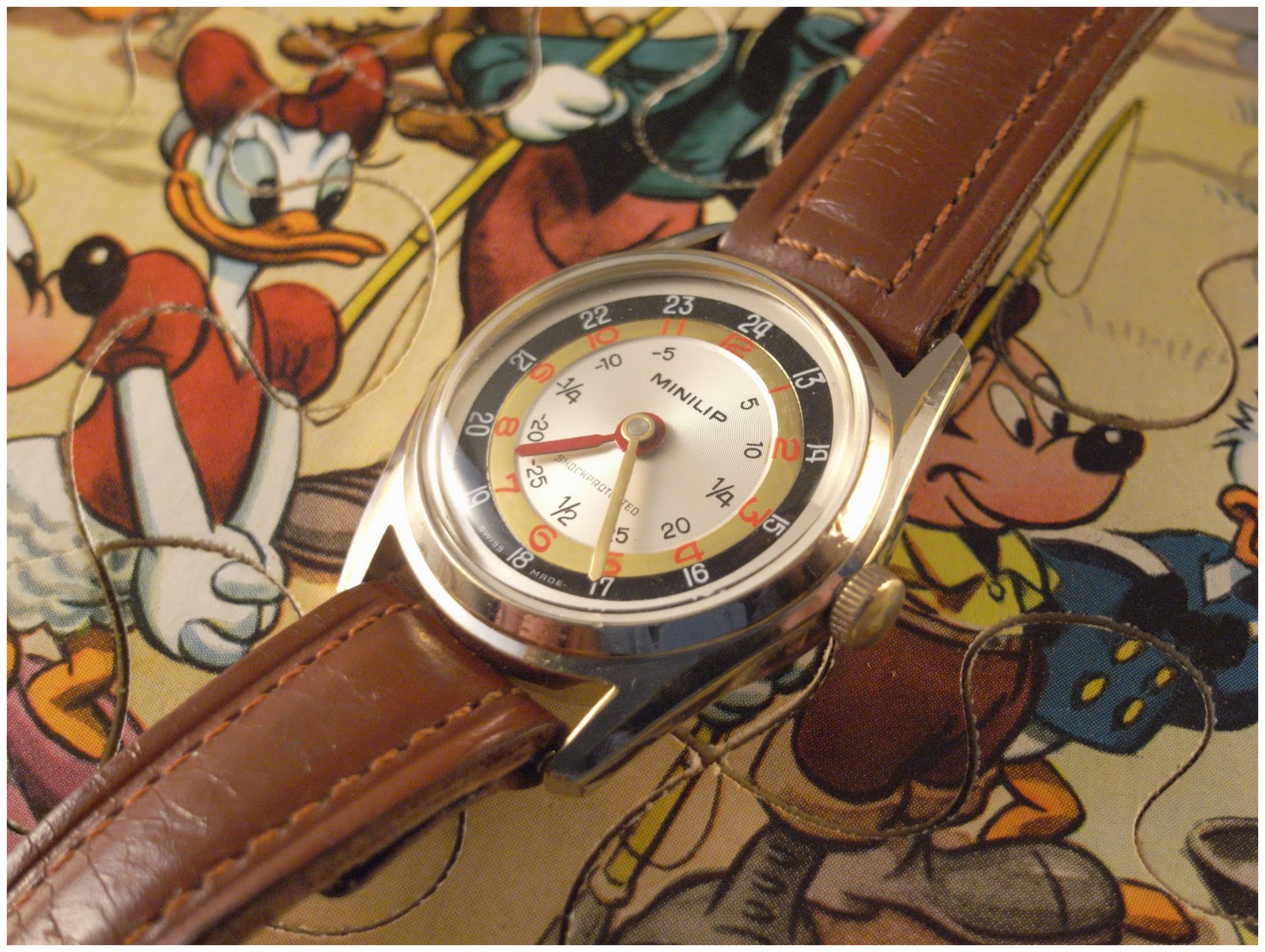 Montre LIP Minilip Vintage - Années 1969 - Mouvement Quartz - Style Sport - Occasion Très Bon état
