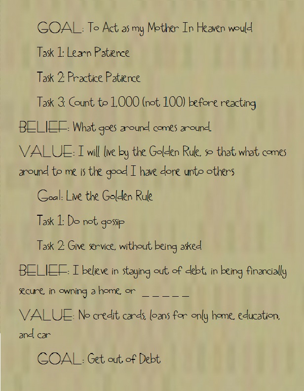 GS 101: Personal Creed Doc.: EXAMPLE (goals)