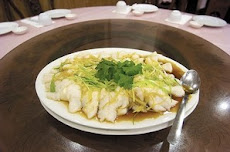 Steamed fish fillets and tofu