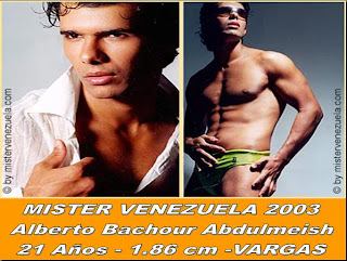 MISTERS DE VENEZUELA Y EL MUNDO: Mister Venezuela 2003 - Participante