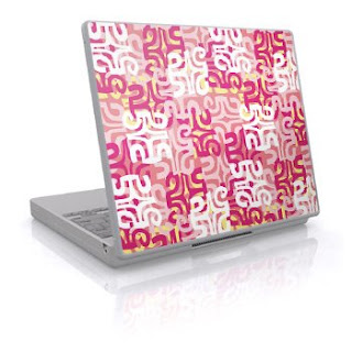 cool pink laptop skin 1