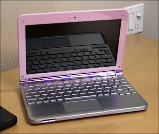 Toshiba NB205 pink netbook