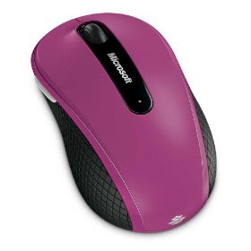 Microsoft Wireless Mobile Mouse 4000 - Berry Pink