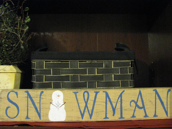 "Snowman" Wall Hanging