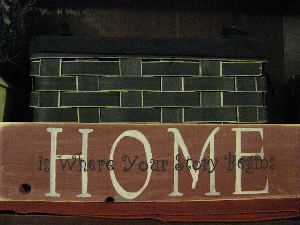 "Home Is Where Your Story Begins"  Wall Hanging