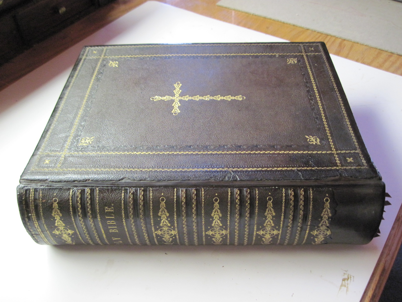 Fine Book Binding and Restoration Family Bible Restoration/Conservation