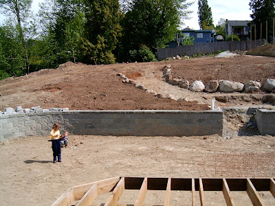 Yard under construction