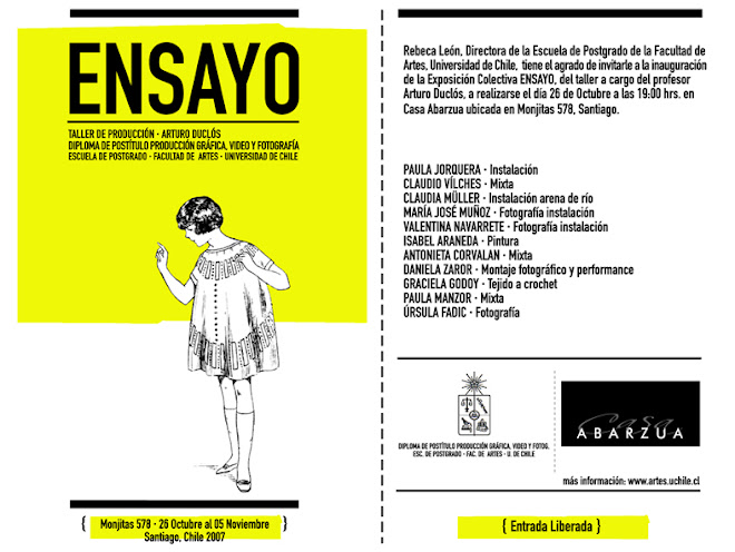 Invitacion Ensayo