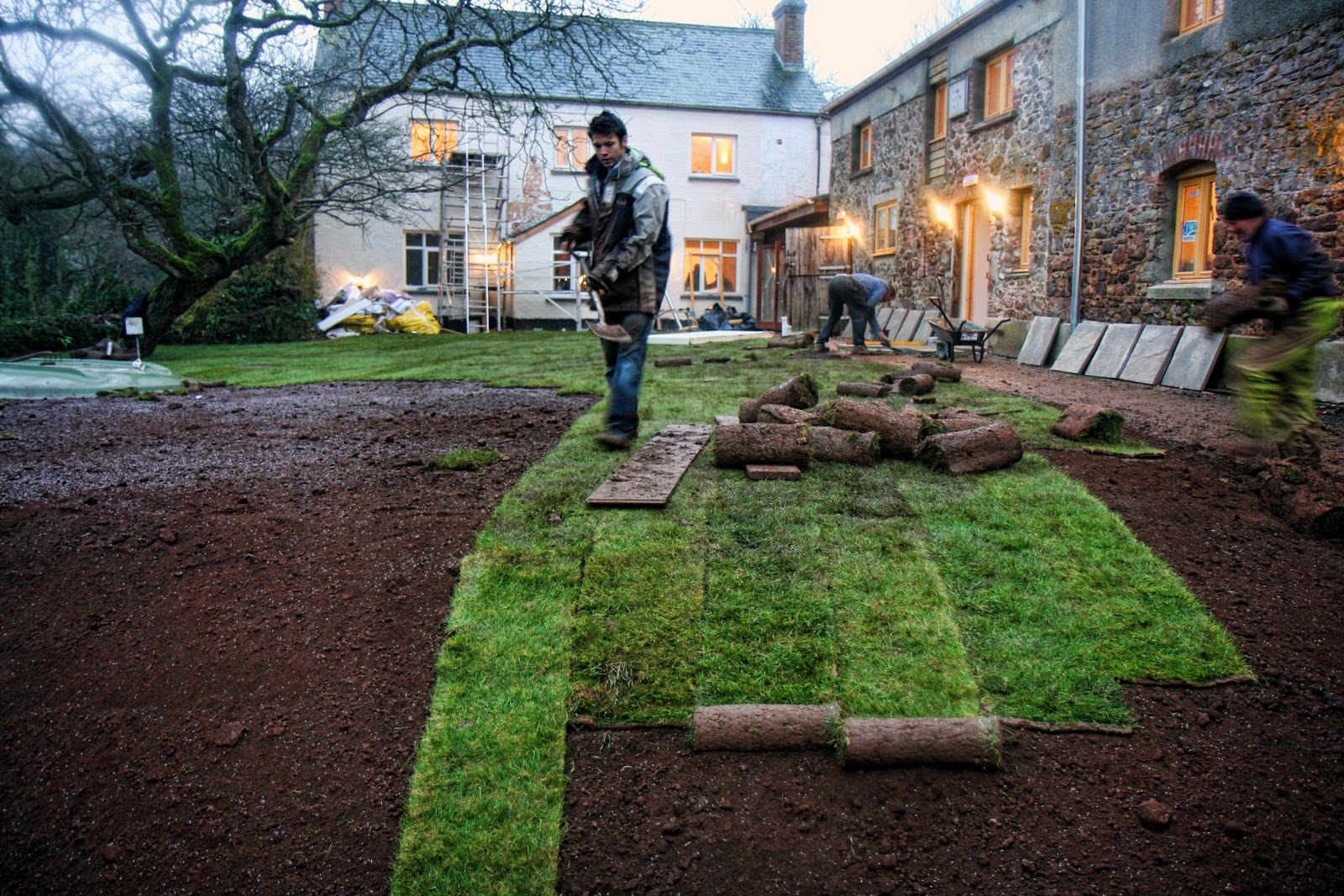 Building Nut Tree Farm The new lawn Cottages