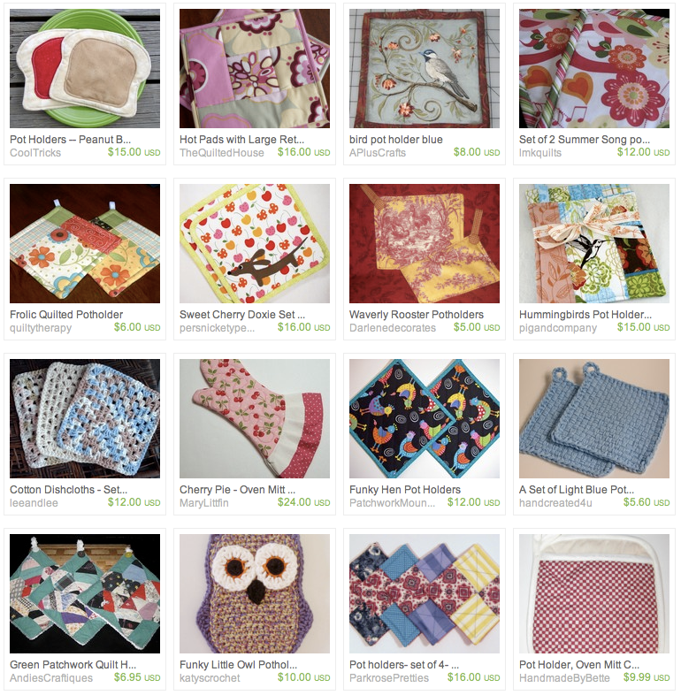 By Your Hands Handmade Spotlight Pot Holders