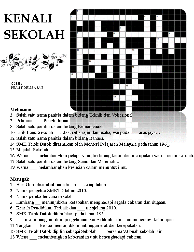 TINTA 2010 TEKA SILANG KATA