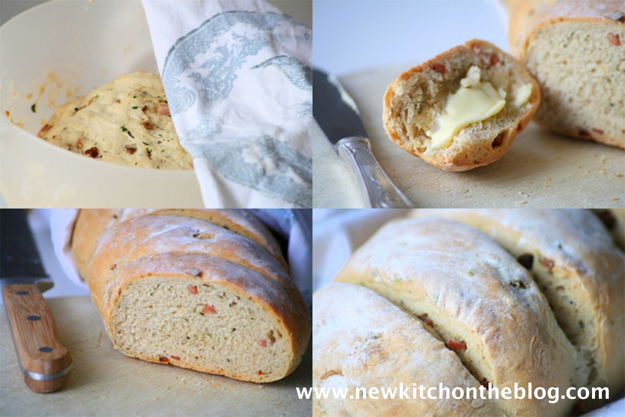New Kitch On The Blog: Backwahn: Brot mit Salbei und Speck New Kitch On The Blog: Backwahn: Brot mit Salbei und Speck