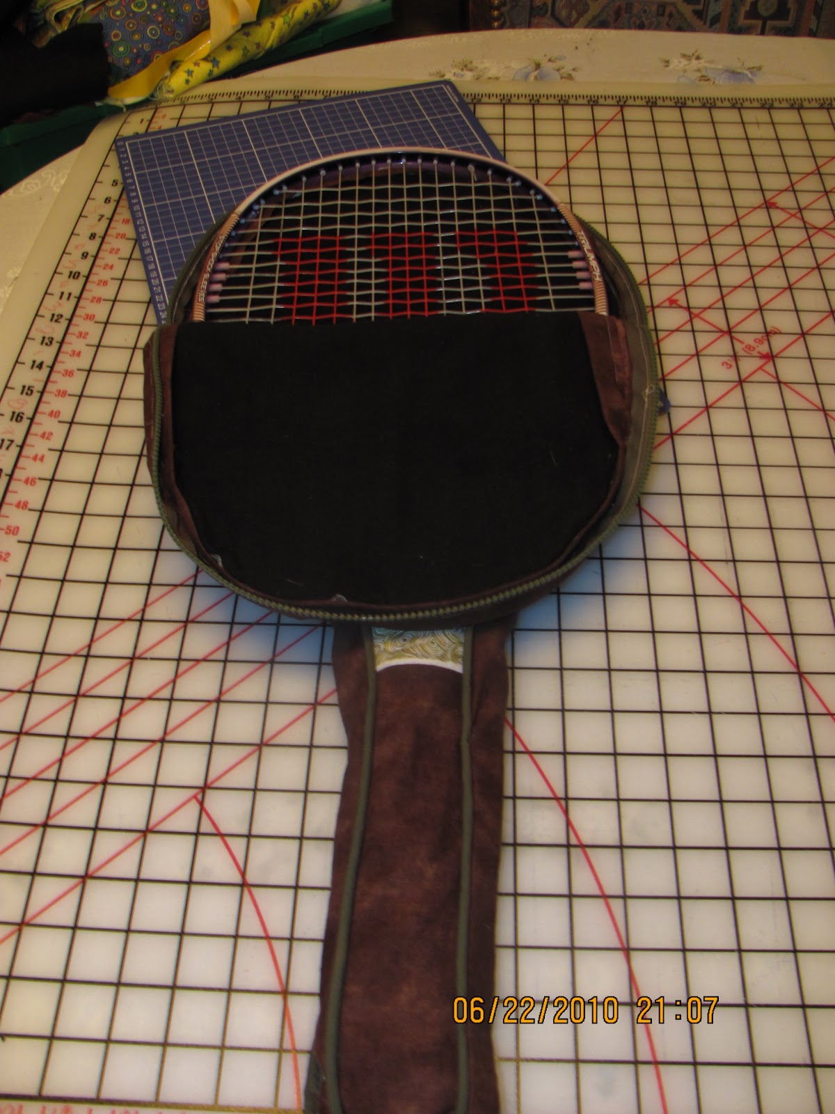 Crafty Alix Tennis Racket Cover