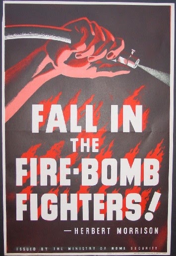 LONDON FIRE JOURNAL BRITISH FIRE HISTORY: BLITZ POSTER LONDON FIRE JOURNAL BRITISH FIRE HISTORY: BLITZ POSTER