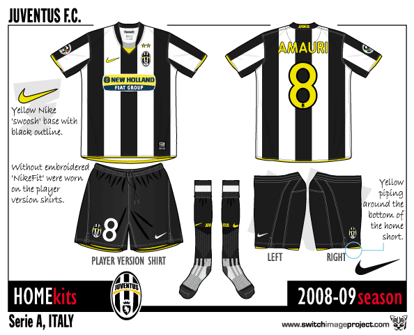 Juventus+2008-09+Home+Alternate