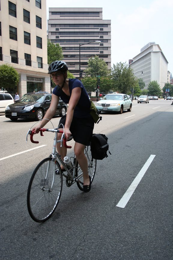 bikes... bikes... bikes... people riding bikes on the streets of