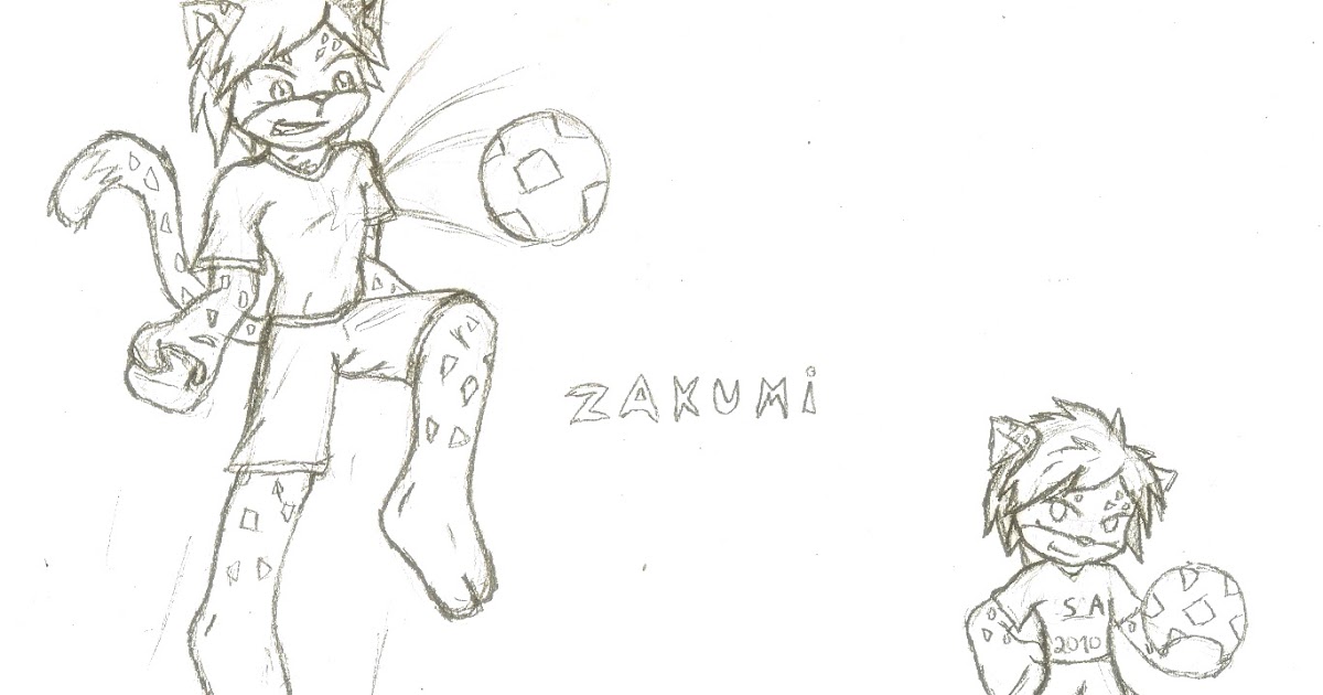 zakumi coloring pages - photo #2