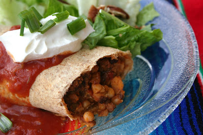 Meal Planning 101: Beef and Bean Chimichangas