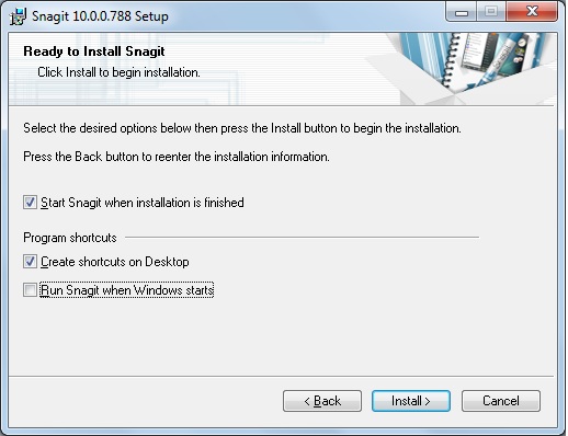where does snagit install where does snagit install