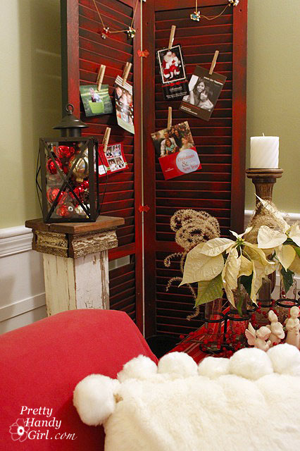 Shutters for Displaying Christmas Cards