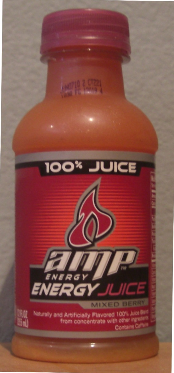 Canned Reviews Amp Energy Juice Mixed Berry