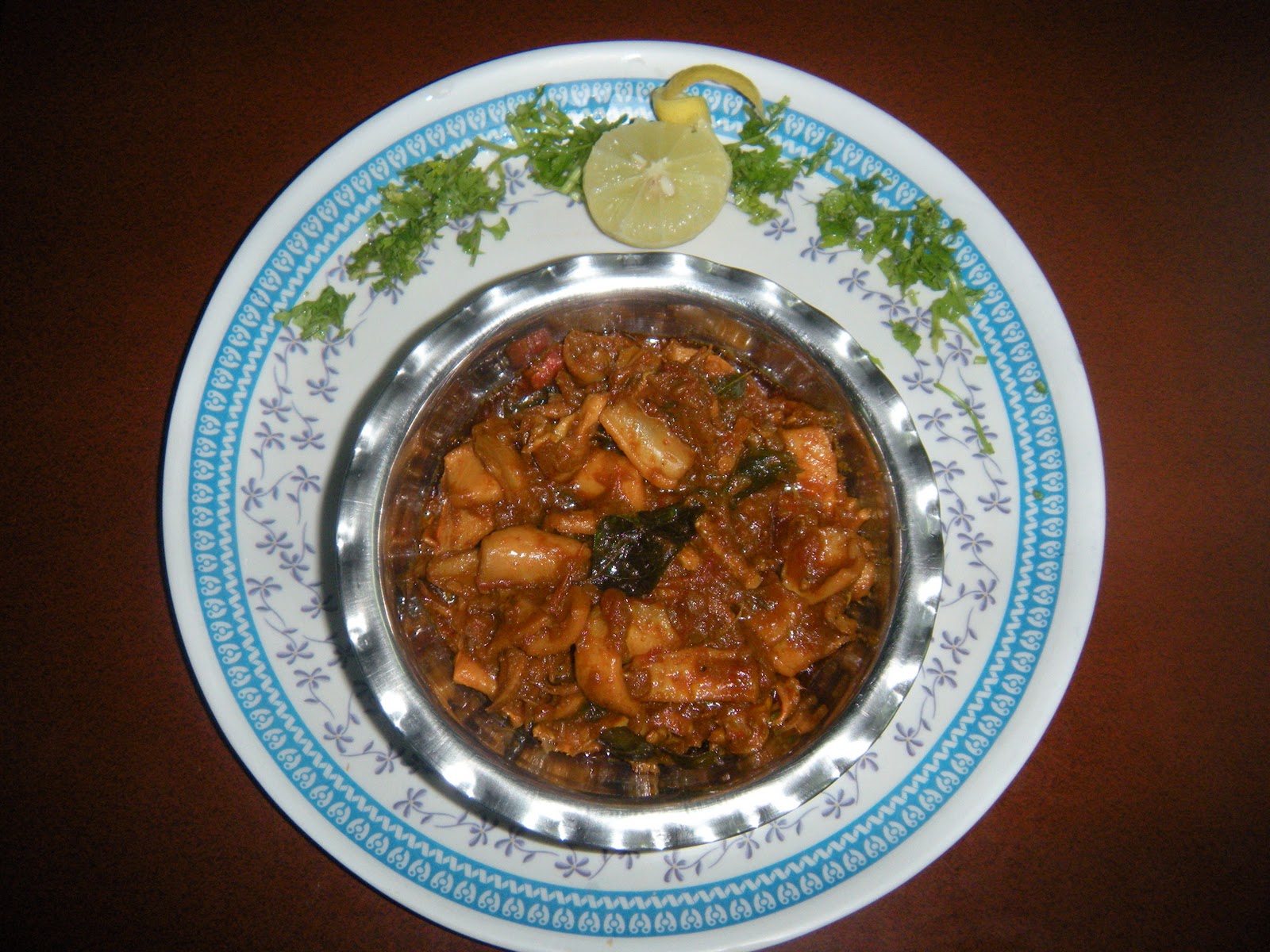 Mes preparations: Canava meen thokku