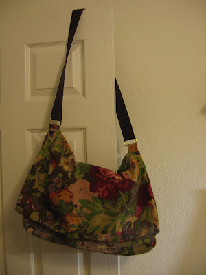 Thinking Out Loud: Making a Messenger Bag from a Skirt
