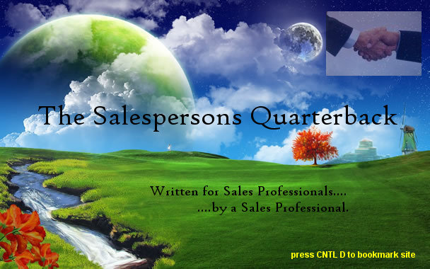 Welcome to The Salespersons Quarterback