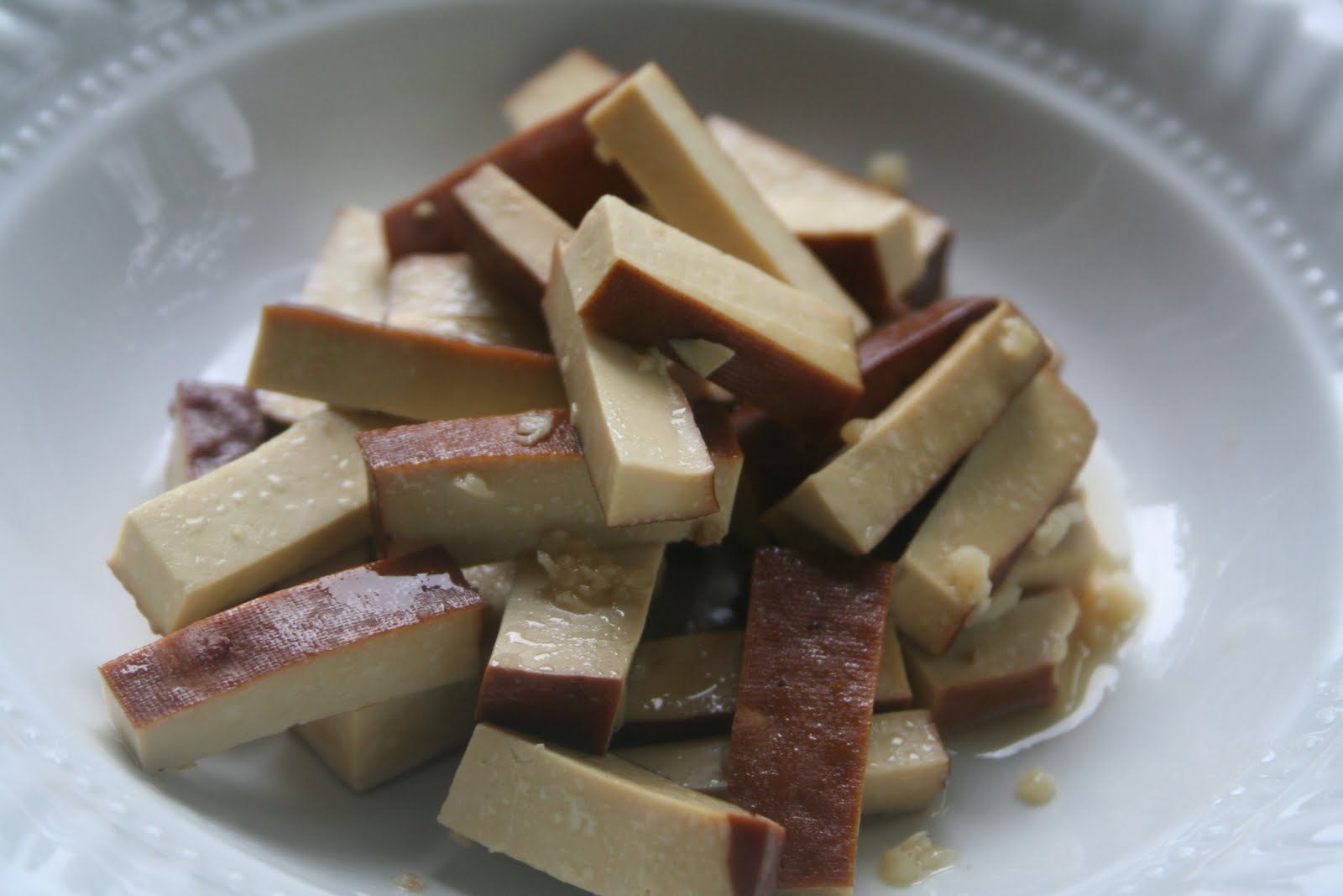 Quick, yummy, and ohmygoodness, healthy recipes Stir fried Baked Tofu