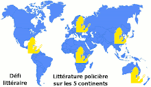 Défi Littérature policière sur les 5 continents