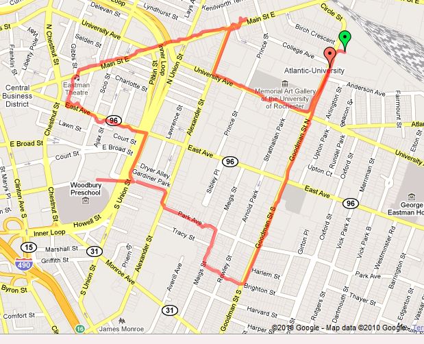 Running Around Rochester Eastman Dental Dispensary