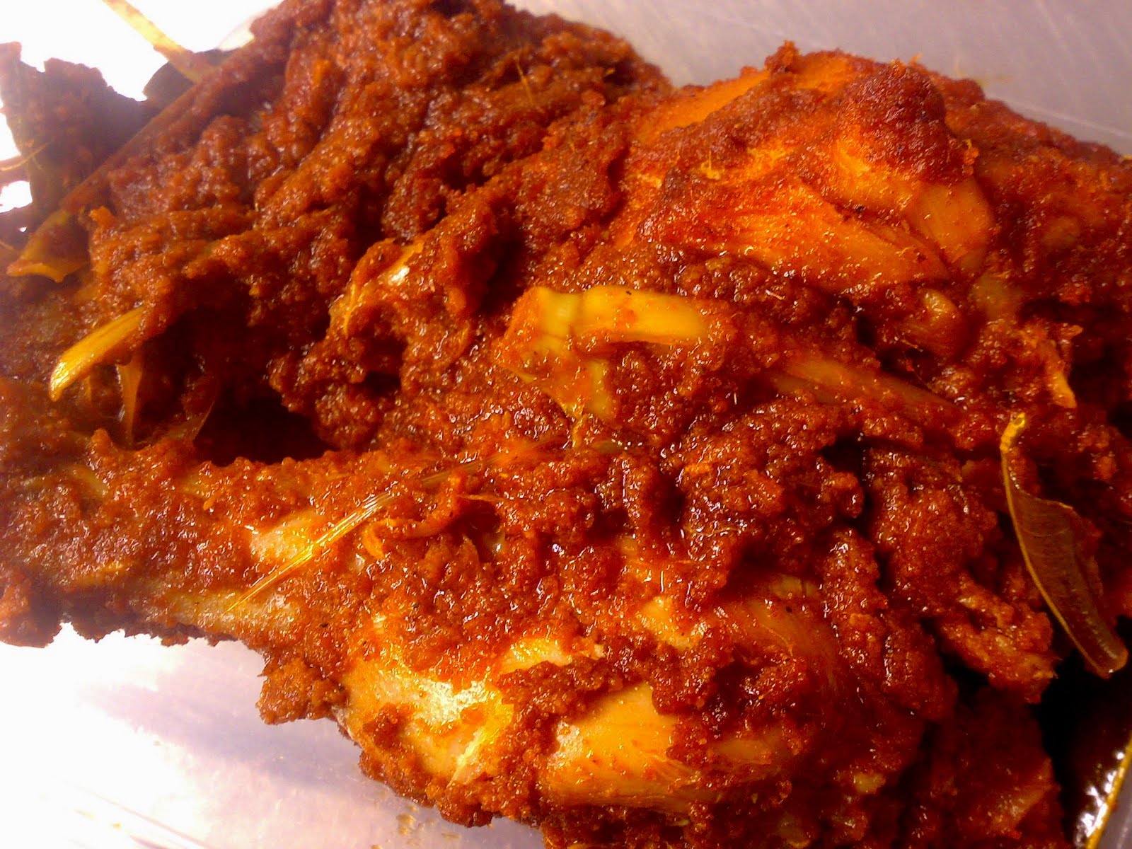 SWEET V@NiLL@ Resepi Nasi Minyak Hujan Panas + Rendang Ayam + Kerabu