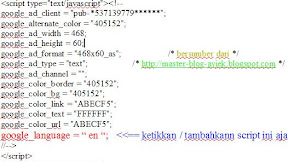 Menampilkan iklan Google Adsense dihalaman Blog Bahasa indonesia