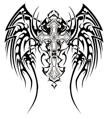 tribal designs wings tribal designs wings Tribal Crosses Tattoo Designs