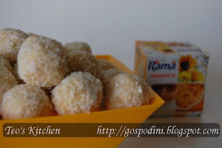 Bomboane cu Rama, migdale si cocos