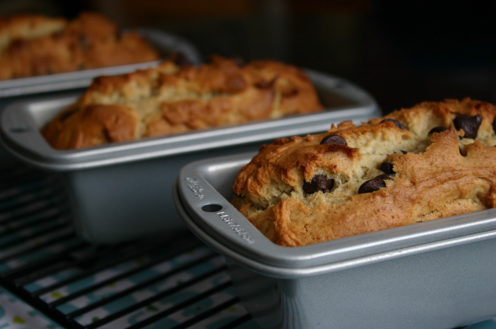 My Retro Kitchen Eggless Chocolate Chip Banana Bread