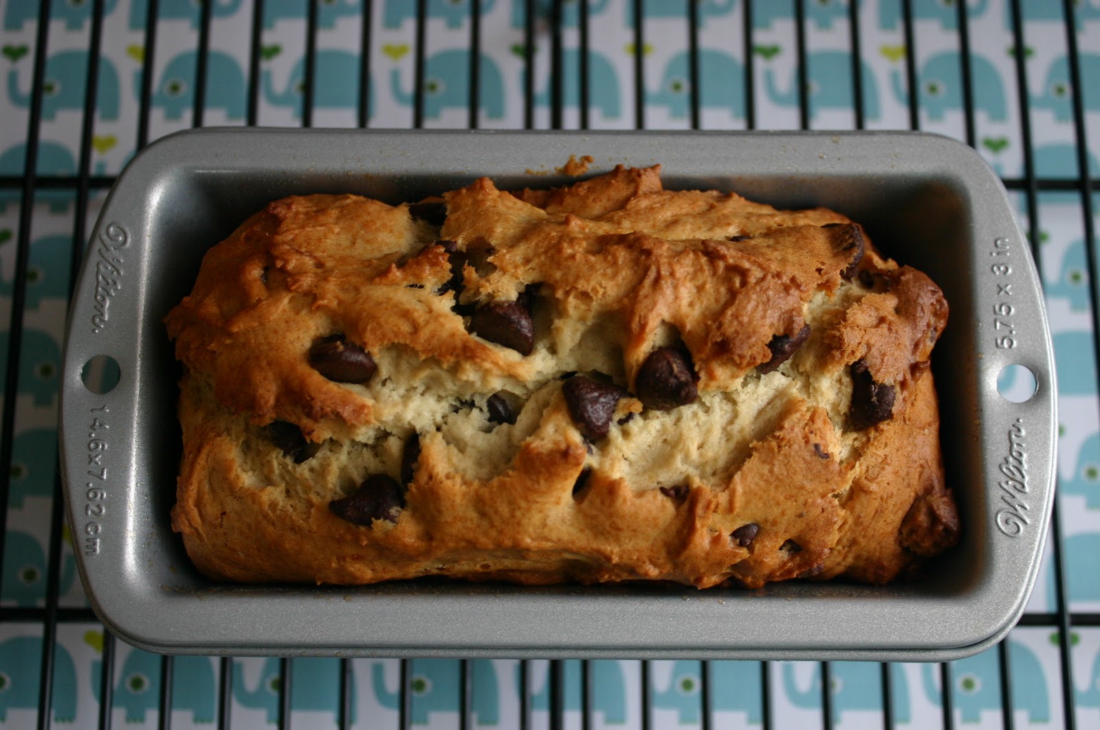 My Retro Kitchen Eggless Chocolate Chip Banana Bread