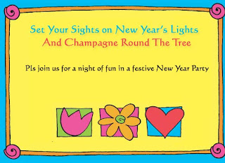 New Year Cards: New Year Invitation Cards