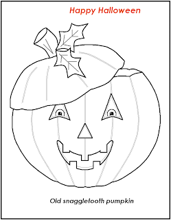 Printable halloween coloring pages: April 2009