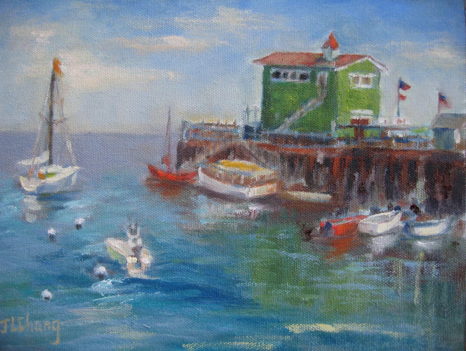 Chang Impressions Green Pier, Catalina Island, CA