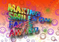 Smiles on Faces Blog Award