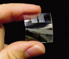 invisible flexible battery see through