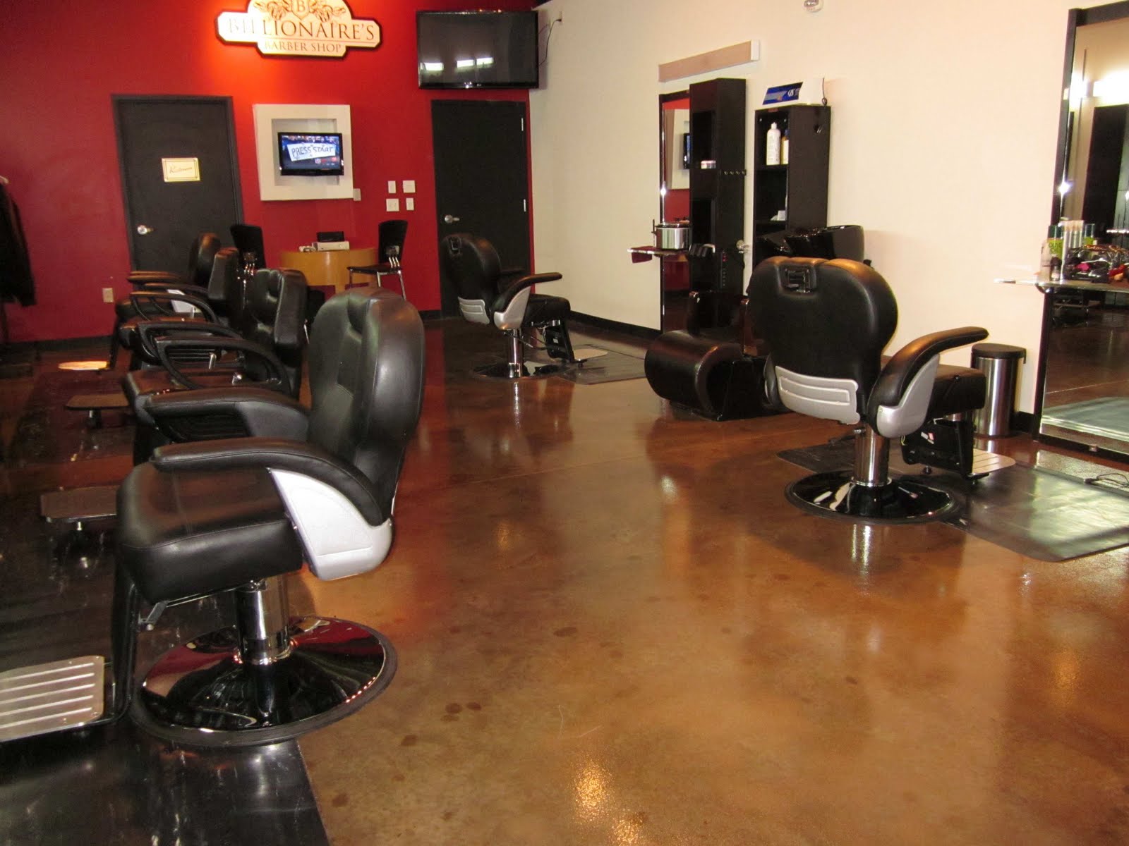 Atlantic Coast Concrete Billionaire's Barber Shop Raleigh, NC